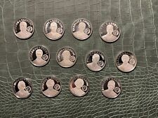 Monete In Argento 925 Nazionale Italiana Di Calcio GLI AZZURRI DEL 1990