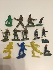 13 Soldatini Bersaglieri Starlux Cromoplasto toy soldier Bersagliere stock