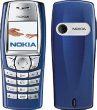 Nokia 6610i usato SOLO INGLESE blu TASTI SBLOCCATO TELFONO CELLULARE vintage