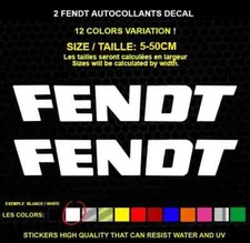 2 FENDT sticker Genuine decal