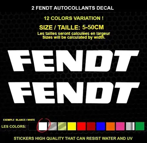 Fendt sticker genuine decal - fendt,