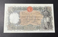 50 LIRE BUOI 4/01/1920 PERIZIATO GRIMOLDI PIÙ CHE BB, RIPARAZIONI, COLORI OTTIMI