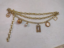 Vintage MOSCHINO Gold Charm