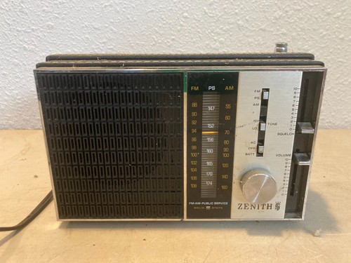 Radio portatile zenith fm - radio, am