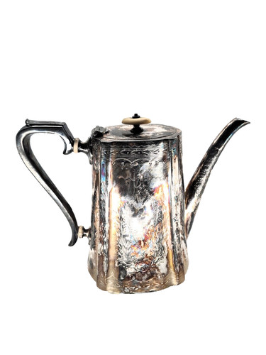 Antica caffettiera inglese xix - antica,