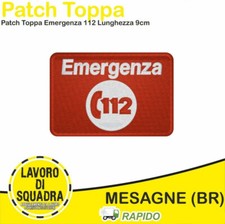 Patch toppa emergenza 112 - patch,