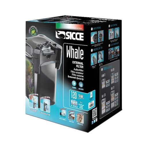 Sicce filtro whale 120 black - whale,