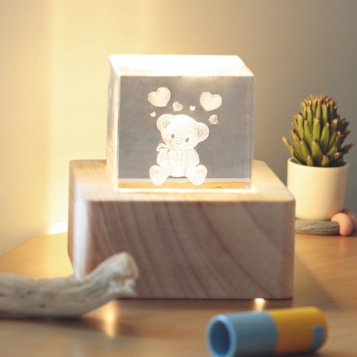 Cubo luminoso orsetto - cubo,