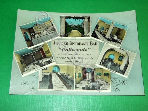 Cartolina paganica l aquila - paganica, (