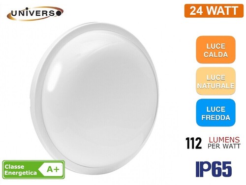 Plafoniera led esterno - esterno, ip65