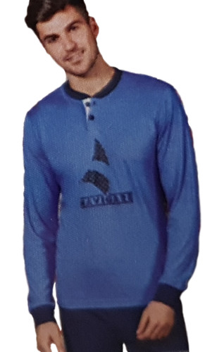 Pigiama uomo bordato cotone - uomo,