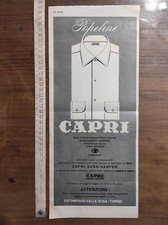 Pubblicità vintage 1957 Capri