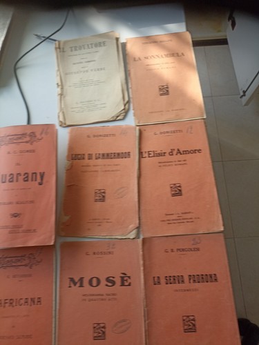 Antichi libretti opere - antichi,