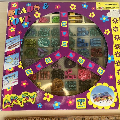 Kit perline grandi marca artsy - perline,