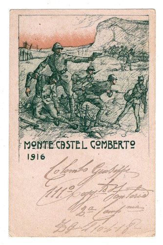 Cartolina reggimentale 111 - reggimentale, 111°