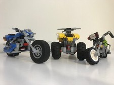 Lego Creator: Race Rider (6747), Highway Cruiser (31018), Turbo Quad (31022)