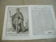 ORDINI CAVALLERESCHI-STAMPA 1711 DI CAVALIERE ORDINE EQUESTRE DELL'AQUILA BIANCA