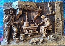 QUADRO MAGNIFICO SCULTURA 42 X