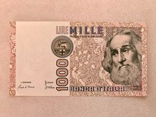 BIGLIETTO DA 1000 LIRE Marco Polo anno 1982 - In condizioni perfette