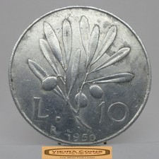 1950-R Italy 10 Lire -