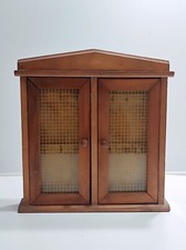 Portachiavi da appendere al muro parete cassetta in legno 12 posti con sportello