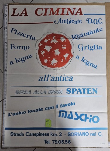 Manifesto pizzeria cimina - pizzeria,