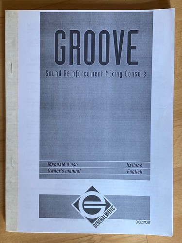 Lem manuale uso groove - lem, d'uso