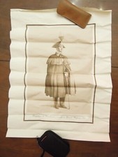 Brigadiere dei Carabinieri a cavallo in Grande Uniforme 1931 Stampa 50x70