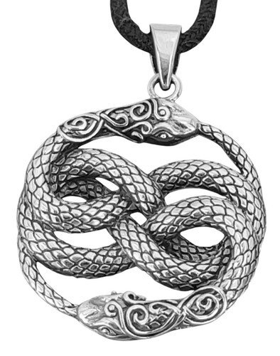 Ciondolo serpente argento - , 925