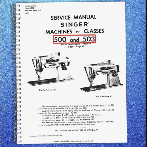 Singer 500 503 class - 500, &