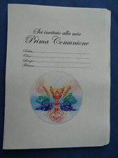 CARTOLERIA-70 INVITI PRIMA COMUNIONE IN PERGAMENA-CM.21 X 15-AFFARE