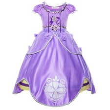 Costume Principessa Sofia Bambini Bambino Halloween Festa Vestito Fantasia Outfit per Bambine