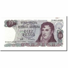 [#561355] Banconota, Argentina, 10 pesos, non datata 1976, KM:300, UNC(64)
