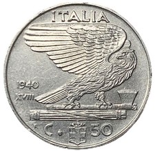 50 CENTESIMI 1940 XVIII -
