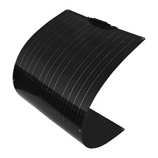Pannello Solare Flessibile 100W 12V Fotovoltaico Modulo Monocristallino per Batt