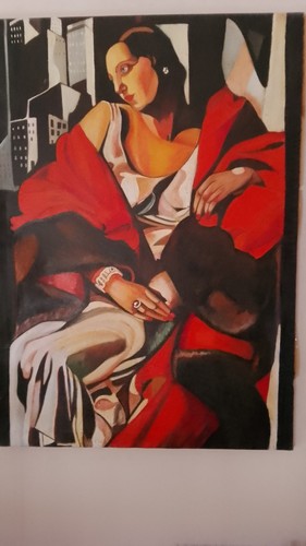 Signora con pelliccia - con, di