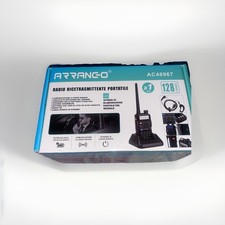 Ricetrasmittente Portatile Radio Pro VHF/UHF 128 Canali Walkie Talkie 5w 10km 