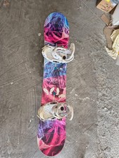 Burton Social 144 Snowboard + Attacchi Burton Lexa Tg. M Donna Ragazza