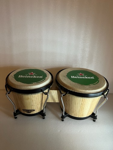 Heineken bongo drum set - bongo,