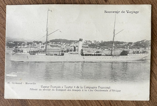 Cpa cartolina vapore - -,