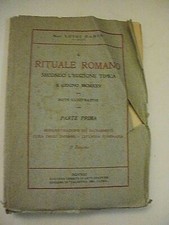 Barin IL RITUALE ROMANO secondo l'edizione tipica vol.1/ Palestra del Clero 1937