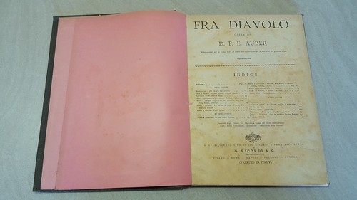 Spartito epoca pianoforte d - d'epoca,