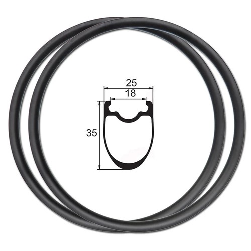 Pezzi 700c fibra carbonio - pezzi,