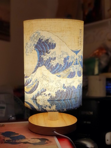 Lampada tavolo decoupage - da,