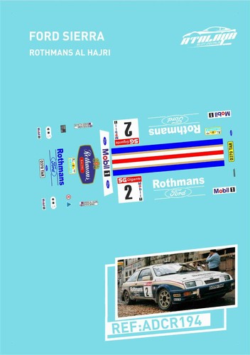 Calcas ford sierra rothmans - calcas,