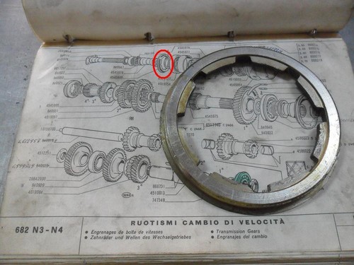 Ghiera cambio velocita fiat - ghiera,