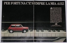 Advert Pubblicità 1984 AUTOBIANCHI A112