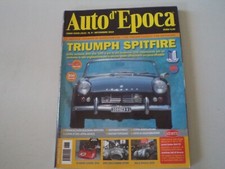 AUTO D'EPOCA 9/2010 SERVIZIO TRIUMPH SPITFIRE e GT6