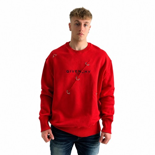 Givenchy felpa uomo rossa - uomo,