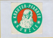 ADESIVO VINTAGE STICKER KUNZLE KRAUTER PFARRER